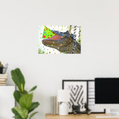 Poster Dinosaure Parti Animal (Bureau à domicile)