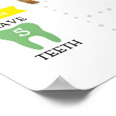 Poster Dinosaure Premier anniversaire Jalon (Coin)