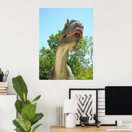 Poster Dinosaure T-Rex (Bureau à domicile)