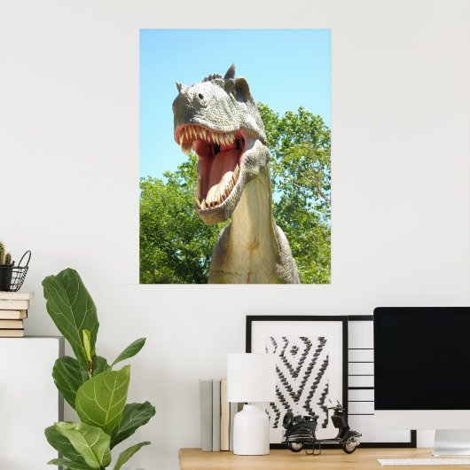 Poster Dinosaure T-Rex (Bureau à domicile)