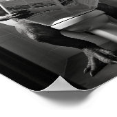 Poster Dinosaure T-Rex sur Toilettes Salle de bain Mur Ar (Coin)