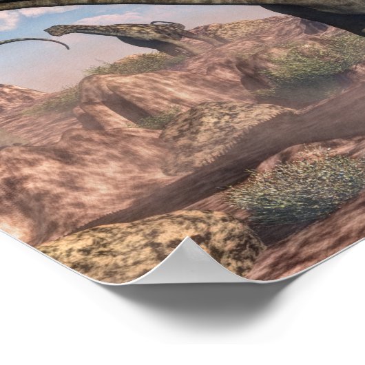 Poster dinosaures argnosaurus (Coin)