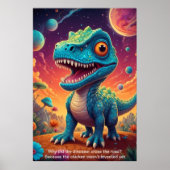 Poster Dinosaures dans l'espace : collection d'aventure (Devant)