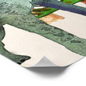 Poster Dinosaures Jurassic Anniversaire Accueil Contexte (Coin)