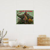 Poster Dinosaures jurassiques (Cuisine)
