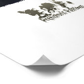 Poster Dinosaures MIXED MARTIAL ART (Coin)