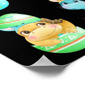Poster Dinosaurs Hatch Out Of Easter Eggs  (Coin)