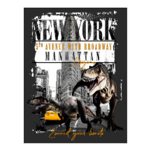 Dinosaurs in Manhattan NYC
