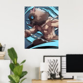 Poster d'Inosuke Hashibira (Bureau à domicile)