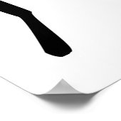 Poster d'insectes de Bedbug noir (Coin)