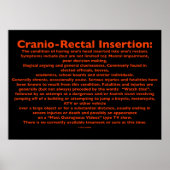 Poster d'insertion cranio-rectal (Devant)