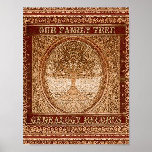 Poster d'insertion du Classeur de généalogie (Devant)