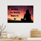 Poster d'inspiration "BE YOU" (Cuisine)