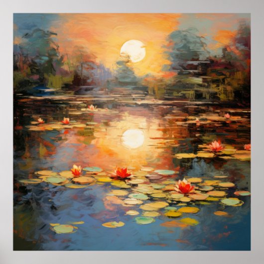 Poster D'inspiration monet (Devant)