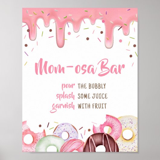 Poster Dinuts et Diapeurs Saupoudrer Maman Osa Bar (Devant)
