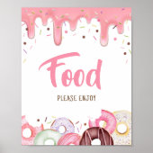 Poster Dinuts et diaphères Saupoudrer de nourriture (Devant)