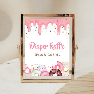 Poster Dinuts et diaphères Saupoudrer le raffle de couche