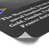Poster D'Invasion De La Normandie (Coin)