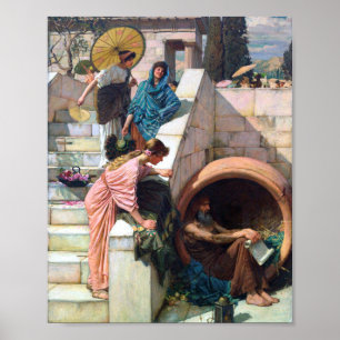 Poster Diogenes 1882 By John William Waterhouse