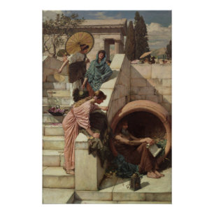 Poster Diogenes par John William Waterhouse