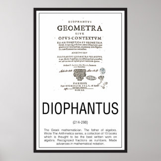 Poster Diophantus