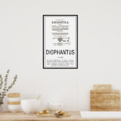 Poster Diophantus (Cuisine)