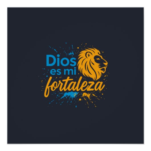 Poster Dios es mi fortaleza  (Devant)