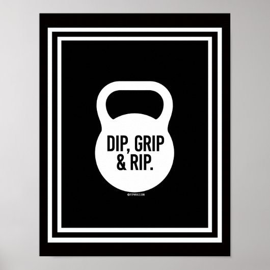 Poster Dip, Grip et Rip (Devant)