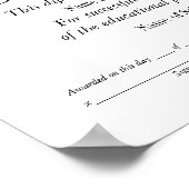 Poster Diplôme (Coin)