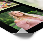 Poster Diplôme 35 Collage de photos Classe de l'année Dip (Coin)