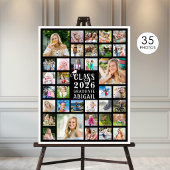 Poster Diplômé 35 Collage de photos Promotion de Année