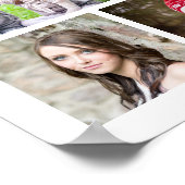 Poster Diplôme 41 Collage photo Confetti Couleur personna (Coin)