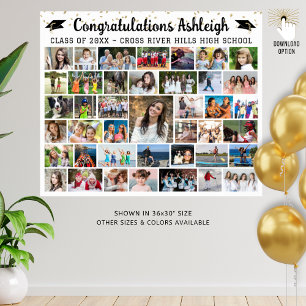 Poster Diplôme 41 Collage photo Confetti Couleur personna