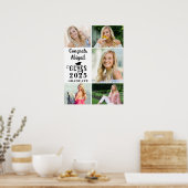 Poster Diplôme 5 Collage de photos Classe Année Typograph (Cuisine)