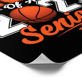 Poster Diplômé de 2026 Mère fière d'un basketteur senior (Coin)