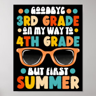 Poster Diplôme de 3e année à 4e année mais premier été