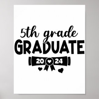 Poster Diplômé de 5e année Dernière journée de l'école se