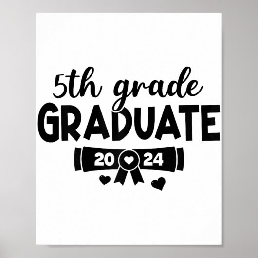 Poster Diplômé de 5e année Dernière journée de l'école se (Devant)
