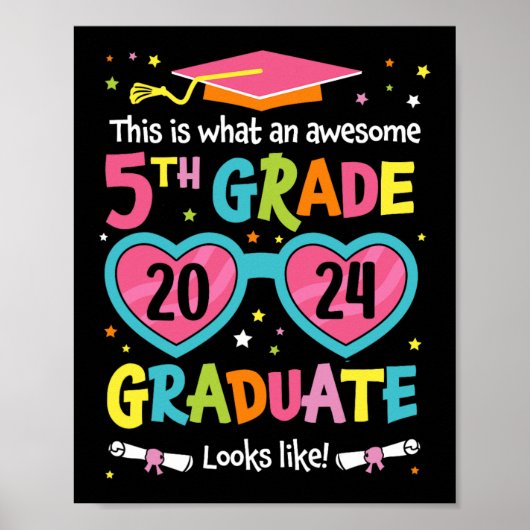 Poster Diplômé de 5e année ressemble à Cl 2024 (Devant)