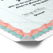 Poster Diplôme de 5e ou 8e année ou de promotion (Coin)