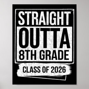 Poster Diplômé de 8e année promotion 2026