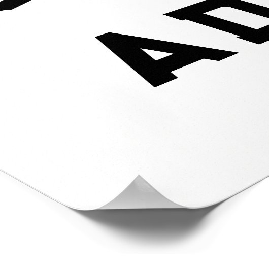 Poster Diplôme de baseball (Coin)