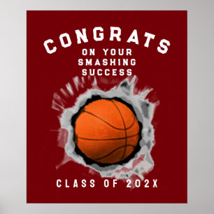 Poster Diplôme de basketball