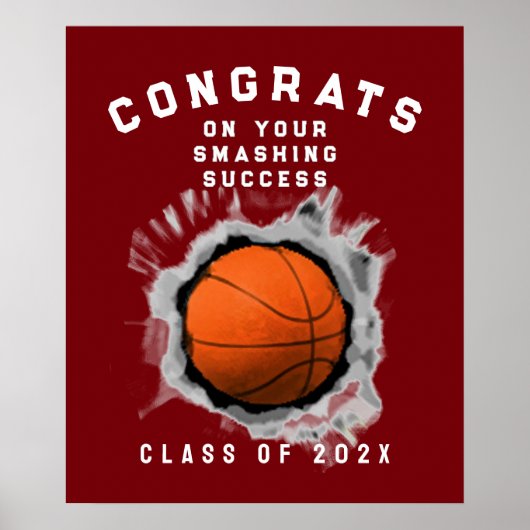 Poster Diplôme de basketball (Devant)