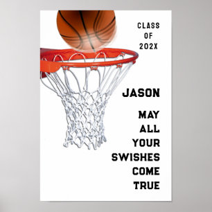 Poster Diplôme de basketball