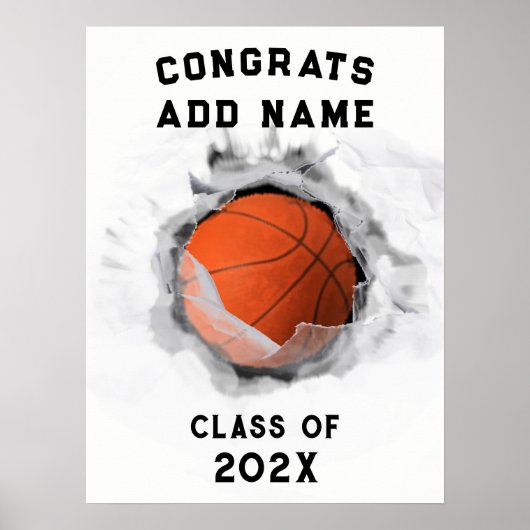 Poster Diplôme de basketball 2023 (Devant)