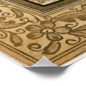 Poster Diplôme de compétence en calligraphie arabe (Coin)