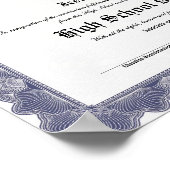Poster Diplôme de fin d'études secondaires  (Coin)