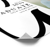 Poster Diplôme de la photographie en typographie minimale (Coin)