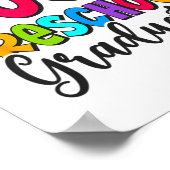 Poster Diplômé de l'enseignement préscolaire Dernière jou (Coin)